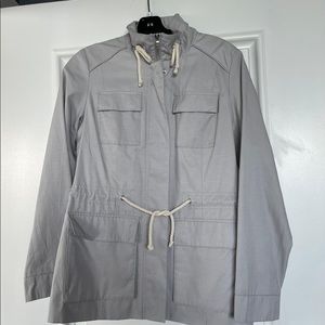 Cole Haan grey jacket trench coat